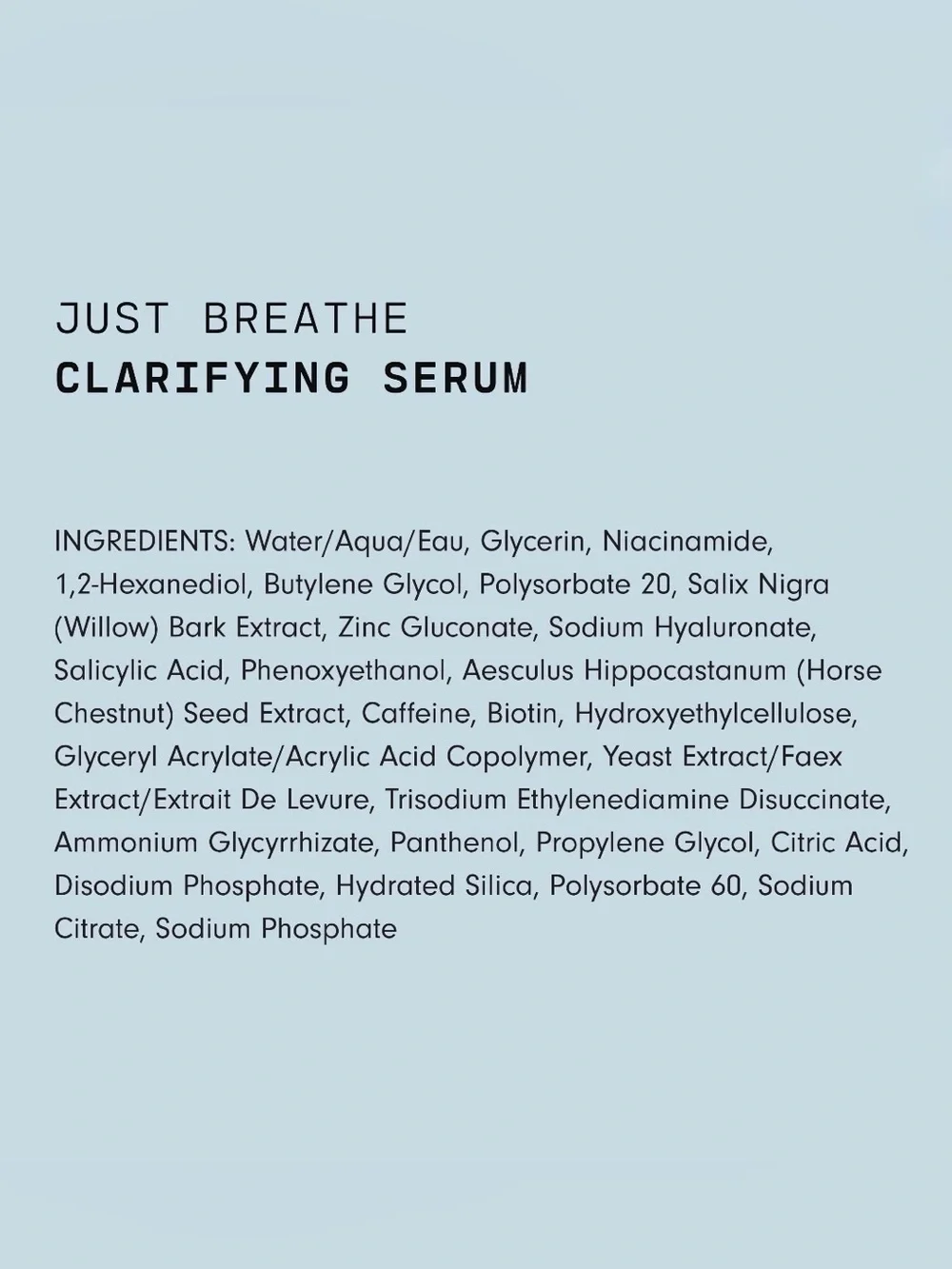 🩵✨ VERSED Just Breathe Clarifying Serum | 1 oz | NWT